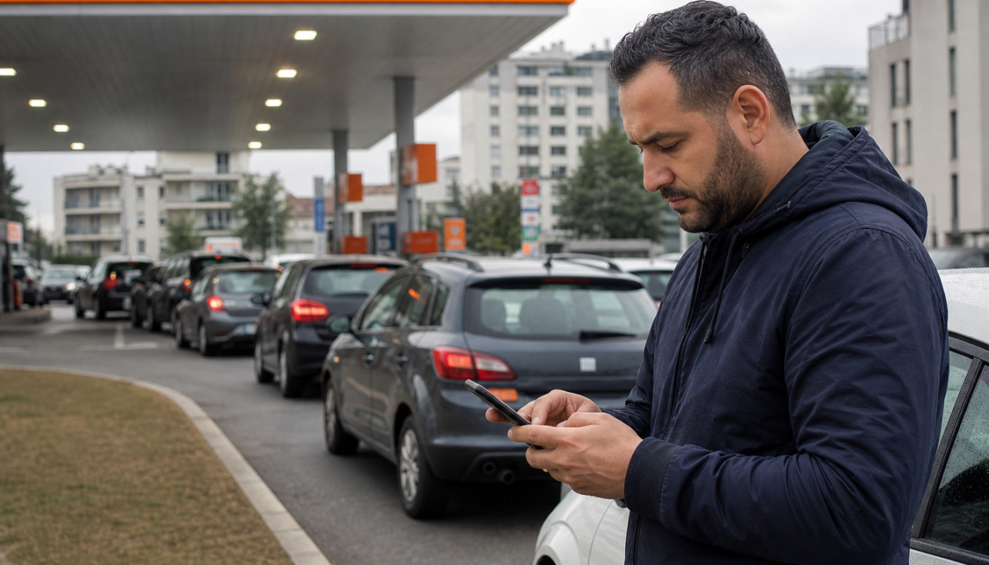 Essence moins cher : des files d'attente à l’innovation digitale en banlieue lyonnaise