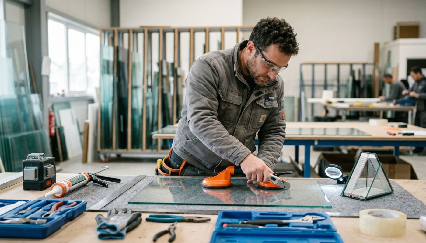 L’outillage du vitrier d’aujourd’hui : innovations et savoir-faire à la loupe